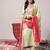 Women Green Leheriya Embroidered Mirror Work Kurta with Trousers & With Dupatta
