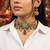 Multi color sabyasachi inspired russian stone choker necklace set ethnic style