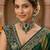 Green color divine ganesha ad necklace set traditional appeal