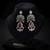Light pink color american diamond & turkish stone earrings crystal style