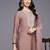 Ethnic Motifs Embroidered Zari Kurta With Trousers & Dupatta