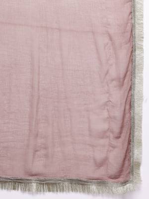Ethnic Motifs Embroidered Zari Kurta With Trousers & Dupatta 5