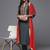 Women Floral Yoke Design Sequinned Kurta with Trousers & Dupatta