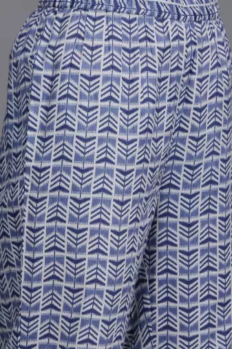 Women Floral Printed Mirror Work Pure Cotton Kurta With Trousers & With Dupatta