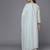 Embroidered Mirror Work Notch Neck Panelled Kurta & Trousers With Dupatta