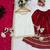Women’s Maroon Flared Lehenga Set with Embroidered Top & Dupatta