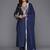 Women Floral Embroidered Thread Work Straight Kurta & Trousers With Dupatta