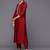 Ethnic Motifs Yoke Design Thread Work Straight Kurta with Palazzo & Dupatta
