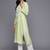Floral Embroidered Chikankari Kurta With Trousers & Dupatta