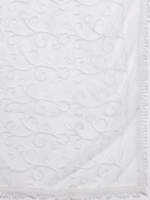 Floral Embroidered Thread Work Kurta With Trousers & Dupatta 5