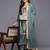Ethnic Motifs Embroidered Zari Kurta With Palazzos & Dupatta