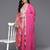 Bandhani Embroidered Zari Kurta with Trousers & Dupatta