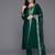 Ethnic Motifs Embroidered Zari Kurta with Trousers & Dupatta