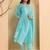 Ethnic Motifs Printed Regular Mirror Work Kurta with Trousers & With Dupatta