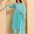 Ethnic Motifs Printed Regular Mirror Work Kurta with Trousers & With Dupatta