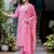 Paisley Printed Regular Thread Work Kurta with Trouser & Dupatta