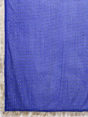 Notch Neck Ethnic Motifs Yoke Design Regular Sequinned Straight Kurta Set 4
