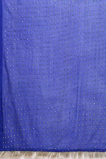 Notch Neck Ethnic Motifs Yoke Design Regular Sequinned Straight Kurta Set