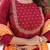 Ethnic Motifs Embroidered Regular Kurta with Trousers & With Dupatta