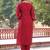 Ethnic Motifs Embroidered Regular Kurta with Trousers & With Dupatta