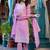 Ethnic Motifs Printed Mirror Work Pure Cotton Kurta With Trouser & Dupatta