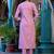 Ethnic Motifs Printed Mirror Work Pure Cotton Kurta With Trouser & Dupatta