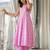 Women Floral Printed Empire Pure Cotton Kurta with Trousers