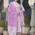 Floral Printed Empire Sequinned Pure Cotton Kurta with Trousers & Dupatta