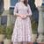 Floral Printed Empire Sequinned Pure Cotton Kurta with Trousers & Dupatta