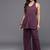 Halter Neck Fusion Kurti With Trouser