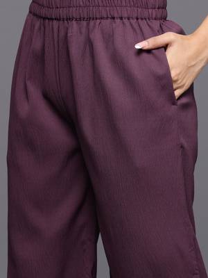 Halter Neck Fusion Kurti With Trouser 3