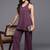 Halter Neck Fusion Kurti With Trouser