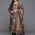 Women Abstract Printed Gotta Patti Kurta with Trousers & With Dupatta