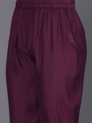 Women Ethnic Motifs Embroidered Regular Kurta with Trousers & Dupatta 4