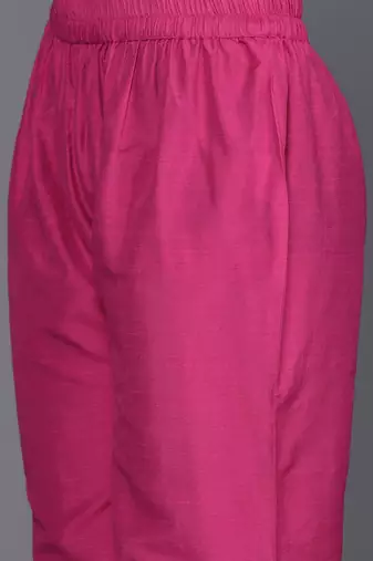 Women Ethnic Motifs Yoke Design Regular Kurta with Trousers & With Dupatta