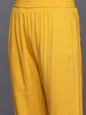 Women Ethnic Motifs Embroidered Regular Gotta Patti Kurta with Trousers & Dupatta 4