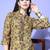 Women Floral Printed Regular Sequinned Pure Silk Kurta with Trousers