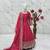 Heavy fendy silk embroidery and sequnce work rani pink readymade salwar suit