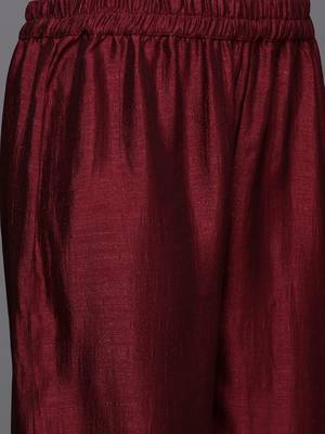 Women Ethnic Motifs Embroidered Anarkali Kurta with Palazzos & With Dupatta 3