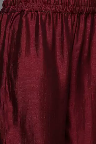 Women Ethnic Motifs Embroidered Anarkali Kurta with Palazzos & With Dupatta