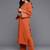 Women Solid Regular Gotta Patti Silk Crepe Kurta with Trousers & With Dupatta