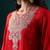 Women Floral Embroidered Regular Kurta with Trousers & With Dupatta