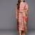 Women Floral Printed Regular Chanderi Silk Kurta with Trousers & With Dupatta