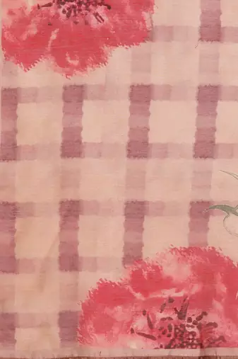 Women Floral Printed Regular Chanderi Silk Kurta with Trousers & With Dupatta