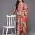 Women Floral Printed Regular Chanderi Silk Kurta with Trousers & With Dupatta