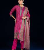 Women Ethnic Motifs Printed Kurta with Trousers & Dupatta