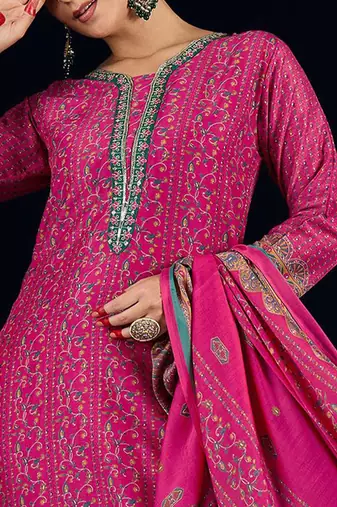Women Ethnic Motifs Printed Kurta with Trousers & Dupatta