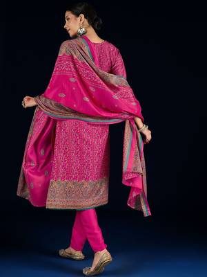 Women Ethnic Motifs Printed Kurta with Trousers & Dupatta 6