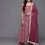 Floral Printed Pure Cotton Anarkali Kurta with Trousers & Dupatta