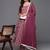 Floral Printed Pure Cotton Anarkali Kurta with Trousers & Dupatta